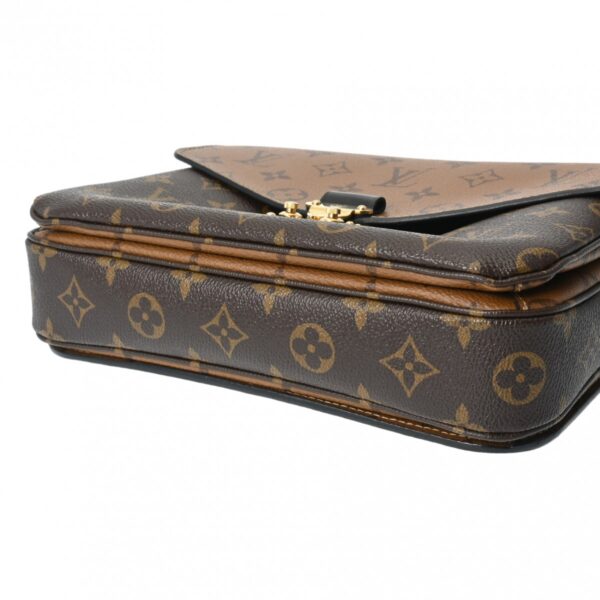 ik 00 0616371 4 Louis Vuitton Pochette Metis MM 2Way Monogram Reverse Brown