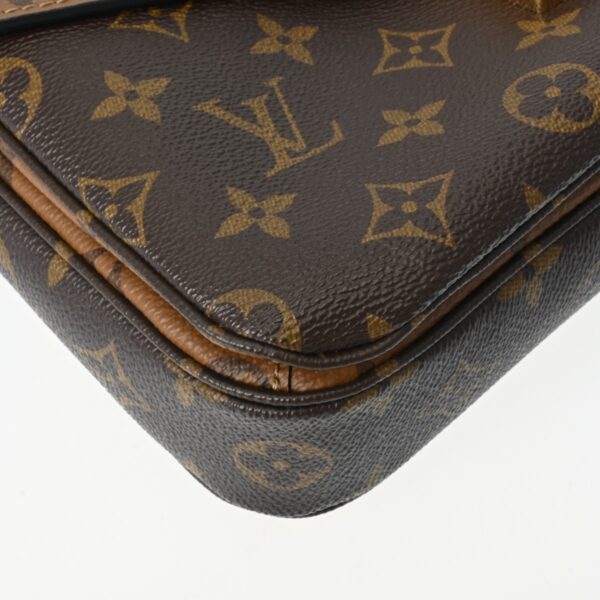 ik 00 0616371 5 Louis Vuitton Pochette Metis MM 2Way Monogram Reverse Brown