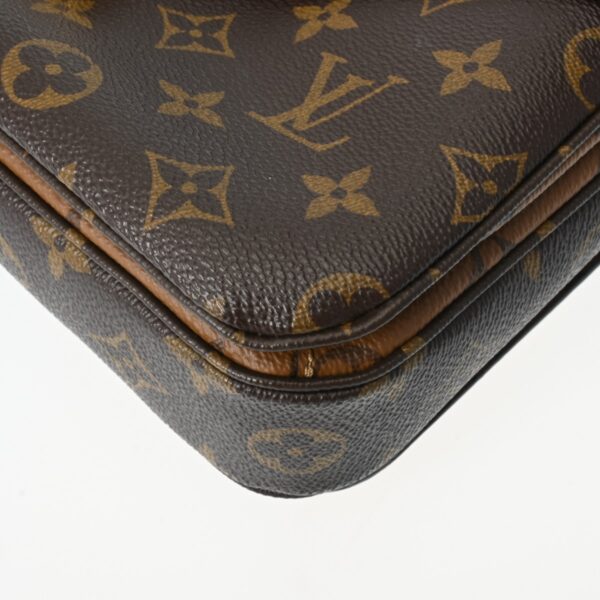 ik 00 0616371 6 Louis Vuitton Pochette Metis MM 2Way Monogram Reverse Brown