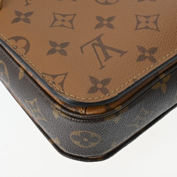 ik 00 0616371 7 Louis Vuitton Pochette Metis MM 2Way Monogram Reverse Brown