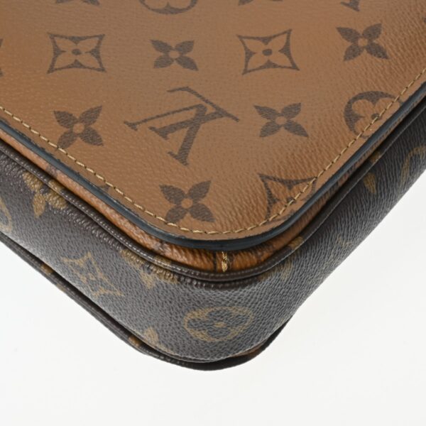 ik 00 0616371 8 Louis Vuitton Pochette Metis MM 2Way Monogram Reverse Brown