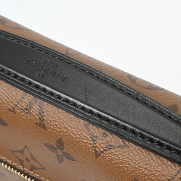 ik 00 0616371 9 Louis Vuitton Pochette Metis MM 2Way Monogram Reverse Brown