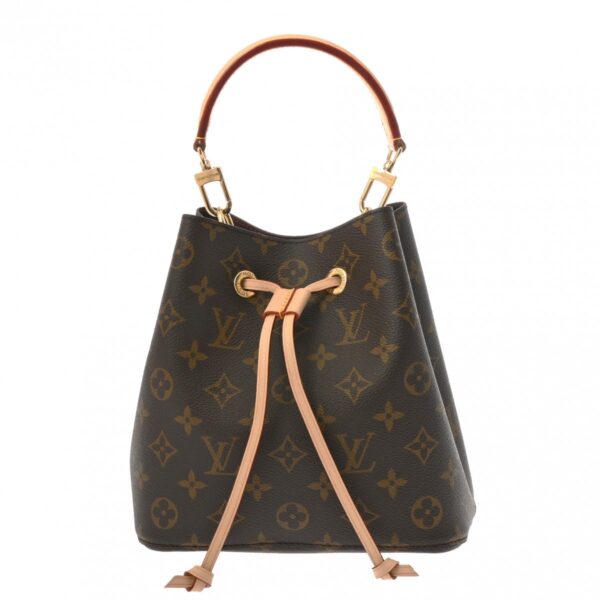 ik 00 0616374 2 Louis Vuitton Neonoe BB 2Way Handbag Monogram Canvas Brown