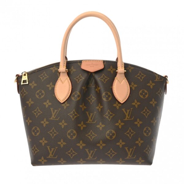 ik 00 0616377 2 Louis Vuitton Boetie NM PM 2Way Handbag Monogram Canvas Brown