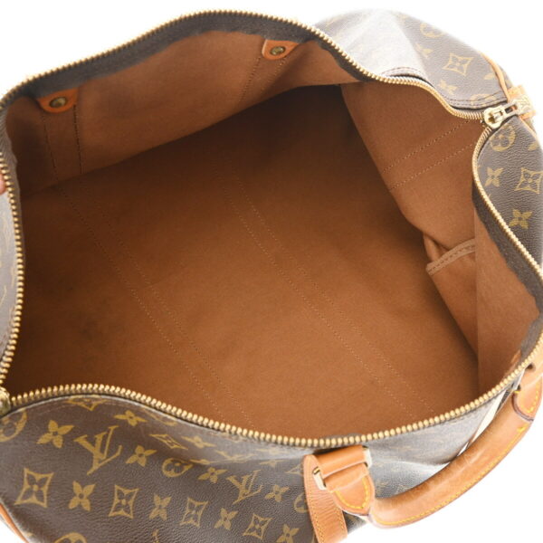 ik 00 0616381 13 Louis Vuitton Keepall Bandouliere 50 2Way Bag Monogram Canvas Brown