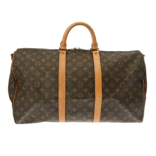 ik 00 0616381 2 Louis Vuitton Keepall Bandouliere 50 2Way Bag Monogram Canvas Brown