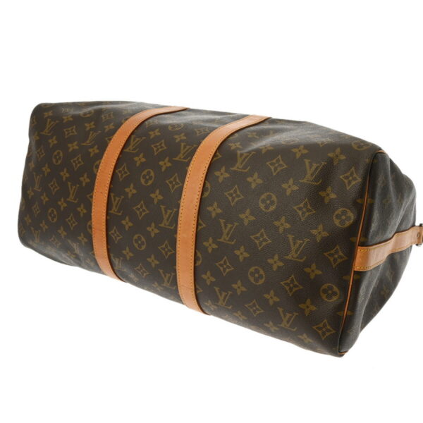 ik 00 0616381 6 Louis Vuitton Keepall Bandouliere 50 2Way Bag Monogram Canvas Brown