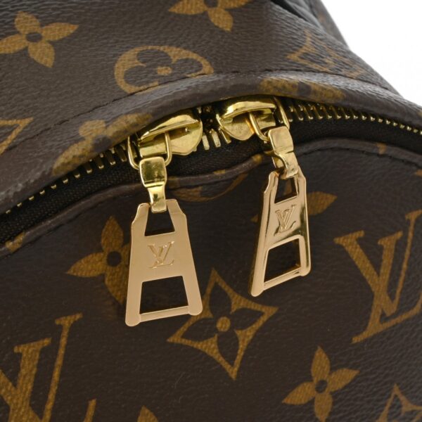 ik 00 0617398 10 Louis Vuitton Palm Springs Backpack PM Monogram Canvas Brown