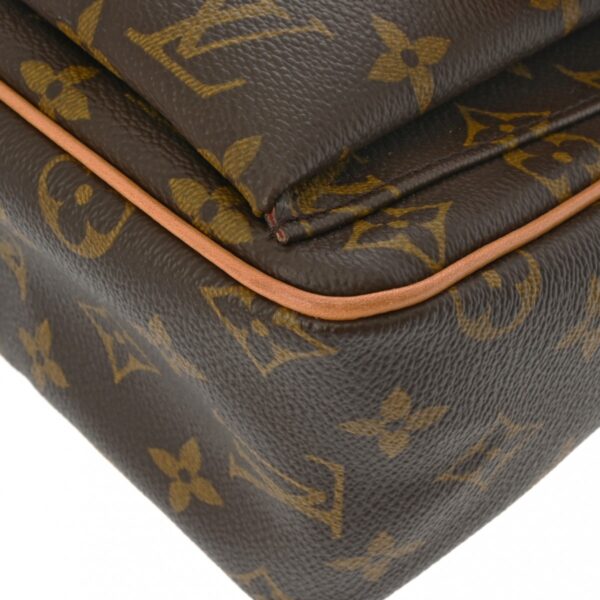 ik 00 0618705 9 Louis Vuitton Viva Cite PM Shoulder Bag Monogram Canvas Brown