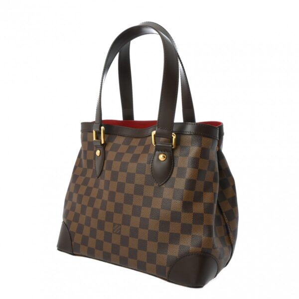 ik 00 0619412 3 Louis Vuitton Hampstead PM Tote Bag Damier Canvas Brown