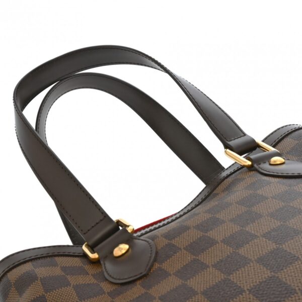 ik 00 0619412 5 Louis Vuitton Hampstead PM Tote Bag Damier Canvas Brown