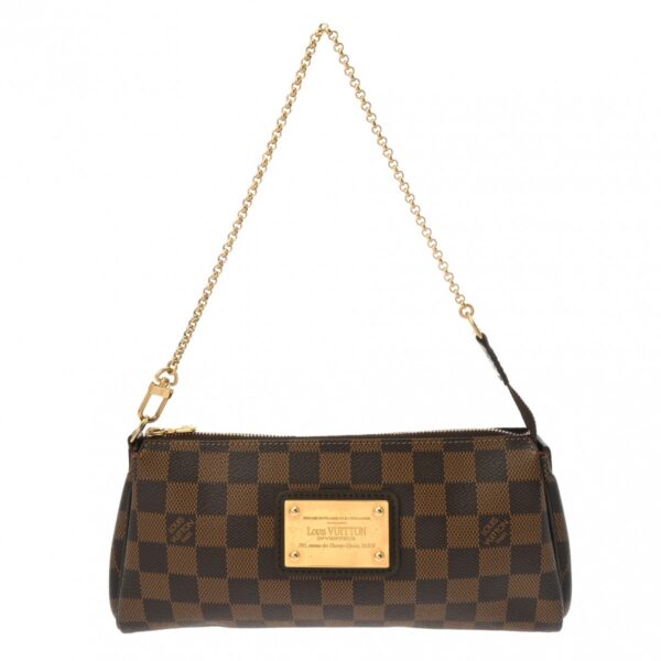 ik 00 0619414 2 Louis Vuitton Eva 2Way Bag Damier Canvas Brown