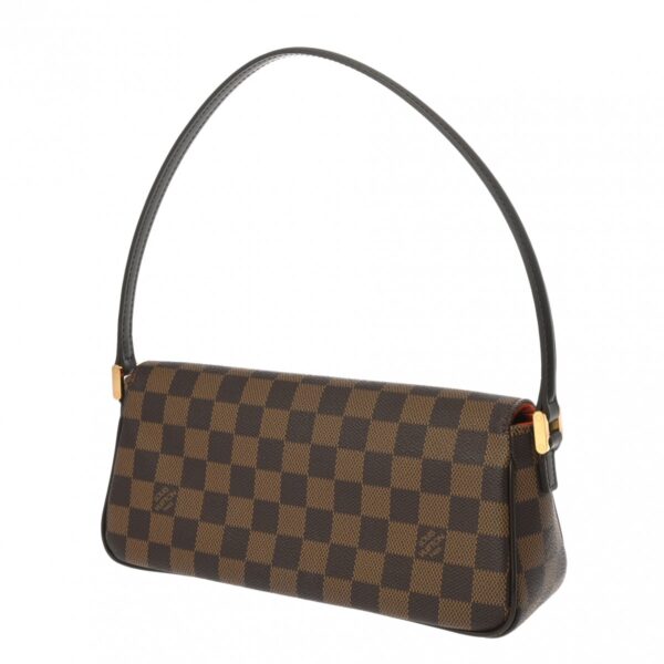 ik 00 0619419 3 Louis Vuitton Recoleta Shoulder Bag Damier Canvas Ebene