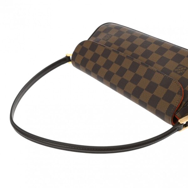 ik 00 0619419 4 Louis Vuitton Recoleta Shoulder Bag Damier Canvas Ebene