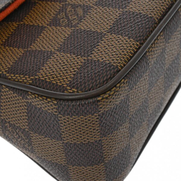 ik 00 0619419 6 Louis Vuitton Recoleta Shoulder Bag Damier Canvas Ebene