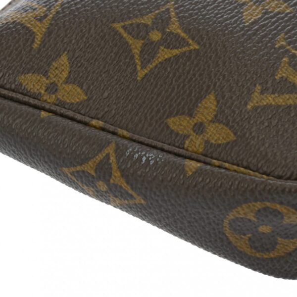 ik 00 0619421 4 Louis Vuitton Pochette Accessoire Pouch Monogram Canvas Brown