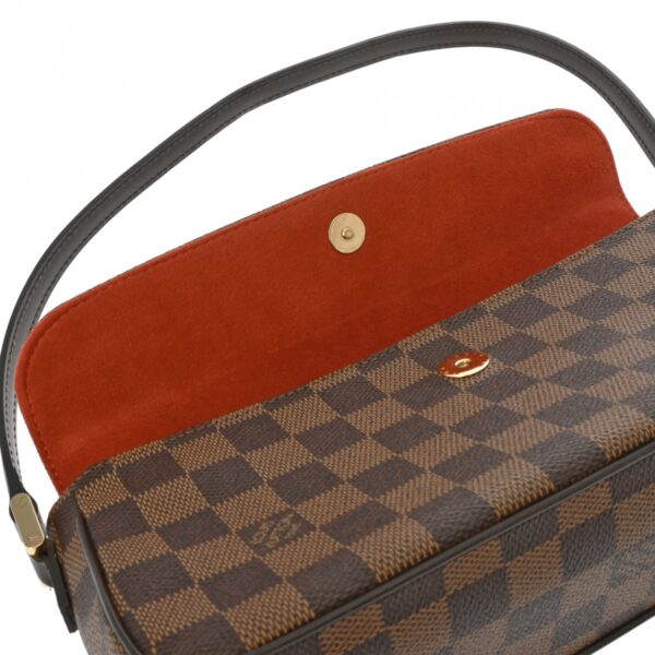 ik 00 0619422 12 Louis Vuitton Recoleta Shoulder Bag Damier Canvas Ebene