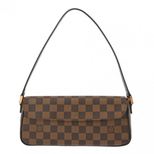 ik 00 0619422 2 Louis Vuitton Recoleta Shoulder Bag Damier Canvas Ebene