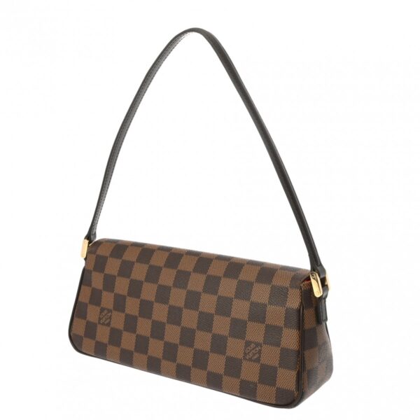 ik 00 0619422 3 Louis Vuitton Recoleta Shoulder Bag Damier Canvas Ebene