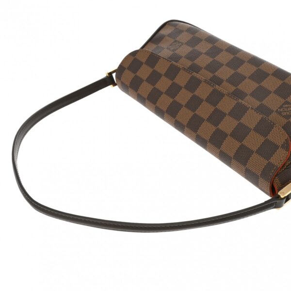 ik 00 0619422 4 Louis Vuitton Recoleta Shoulder Bag Damier Canvas Ebene