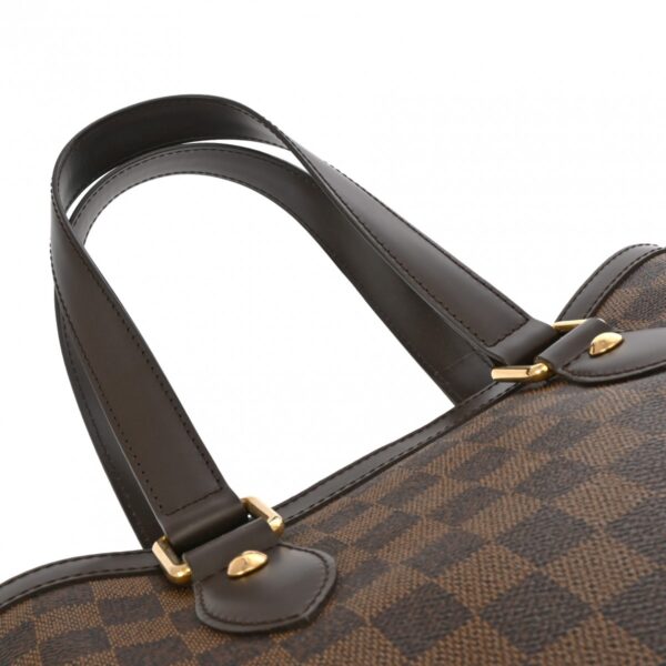 ik 00 0619428 5 LOUIS VUITTON Damier Hampstead PM Tote Bag Brown