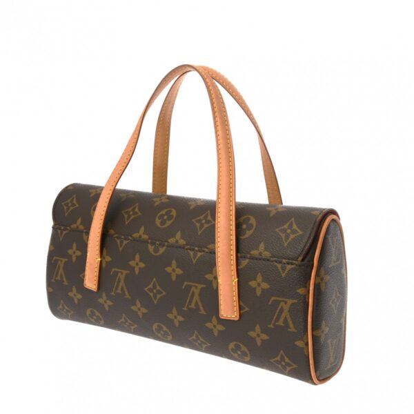 ik 00 0619439 3 Louis Vuitton Sonatine Handbag Monogram Canvas Brown