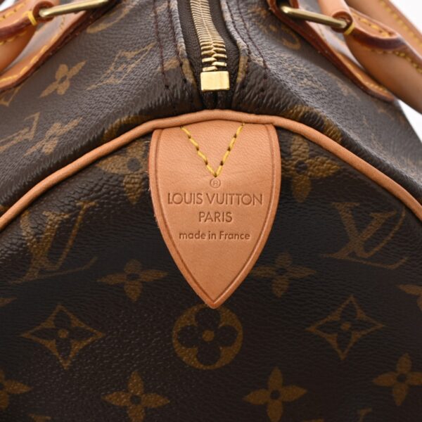 ik 00 0619445 14 Louis Vuitton Speedy 30 Handbag Monogram Canvas Brown