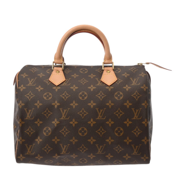 ik 00 0619445 2 Louis Vuitton Speedy 30 Handbag Monogram Canvas Brown