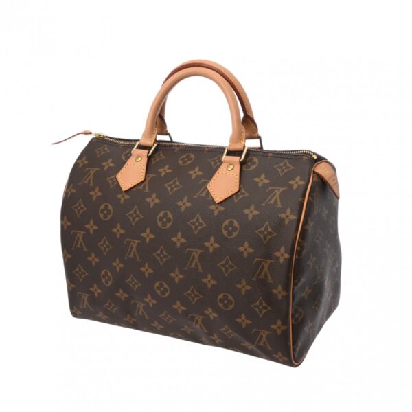 ik 00 0619445 3 Louis Vuitton Speedy 30 Handbag Monogram Canvas Brown