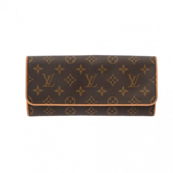 ik 00 0619458 2 Louis Vuitton Pochette Twin GM Shoulder Bag Monogram Brown