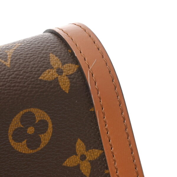 ik 00 0619845 8 Louis Vuitton Dauphine MM Shoulder Bag Monogram Reverse Brown