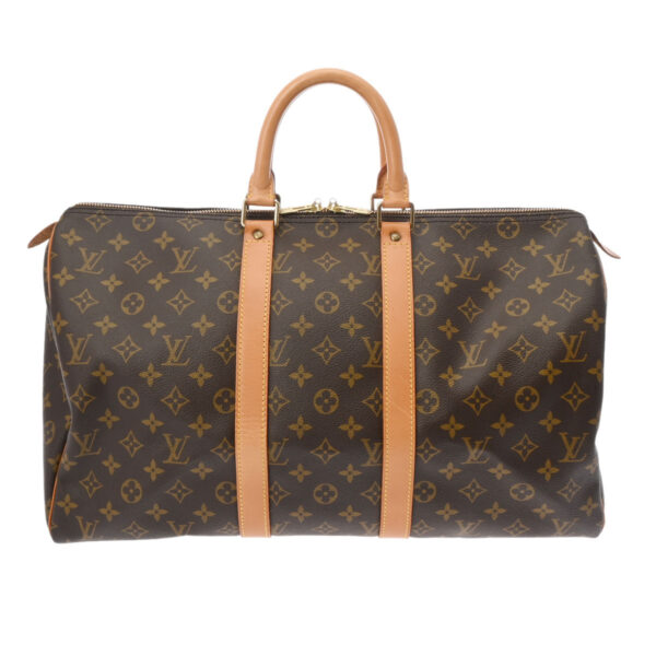 ik 00 0619864 2 Louis Vuitton Keepall 45 Bag Monogram Brown