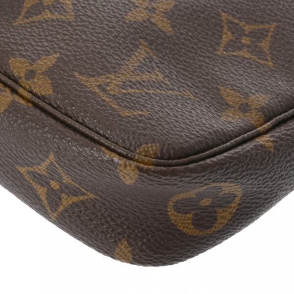 ik 00 0619867 10 Louis Vuitton Pochette Accessoire Pouch Monogram Brown