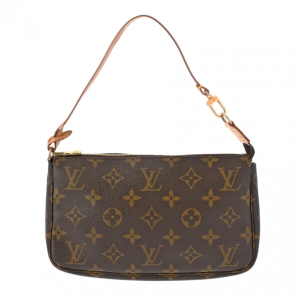 ik 00 0619867 2 Louis Vuitton Pochette Accessoire Pouch Monogram Brown