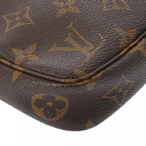 ik 00 0619867 7 Louis Vuitton Pochette Accessoire Pouch Monogram Brown