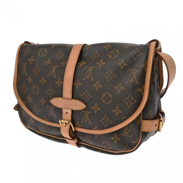 ik 00 0620573 3 Louis Vuitton Saumur 30 Shoulder Bag Monogram Brown