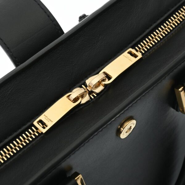 ik 00 0620606 12 Saint Laurent Baby Cabas Handbag Grain Calf Leather Black