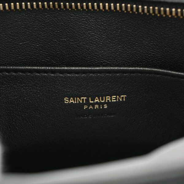 ik 00 0620606 14 Saint Laurent Baby Cabas Handbag Grain Calf Leather Black