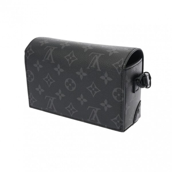 ik 00 0620759 3 Louis Vuitton Steamer Wearable Wallet Monogram Eclipse Black