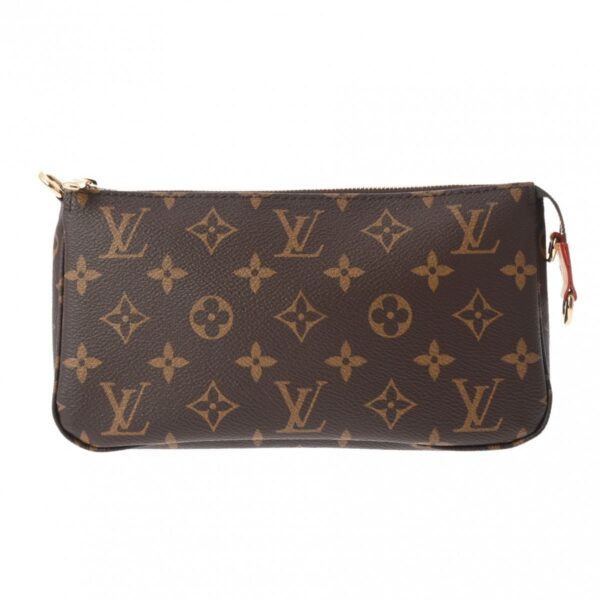 ik 00 0621378 2 Louis Vuitton Pochette Accessory Pouch Monogram Canvas Brown