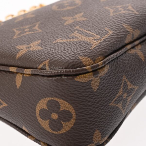 ik 00 0621378 6 Louis Vuitton Pochette Accessory Pouch Monogram Canvas Brown