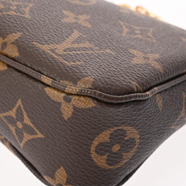 ik 00 0621378 7 Louis Vuitton Pochette Accessory Pouch Monogram Canvas Brown