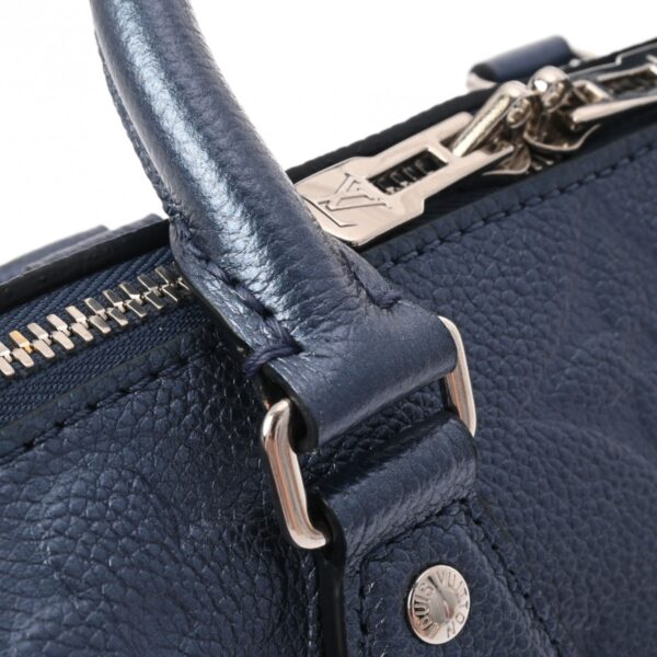 ik 00 0621395 8 Louis Vuitton Speedy Bandouliere 20 2Way Empreinte Leather Metallic Blue