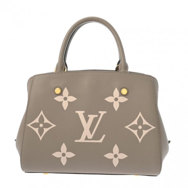 ik 00 0621434 2 Louis Vuitton Montaigne BB 2Way Empreinte Tourtrail Creme