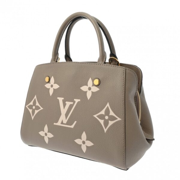 ik 00 0621434 3 Louis Vuitton Montaigne BB 2Way Empreinte Tourtrail Creme