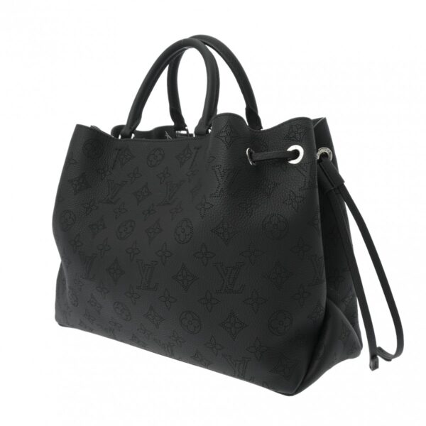 ik 00 0621437 3 Louis Vuitton Bella Tote 2Way Mahina Leather Noir