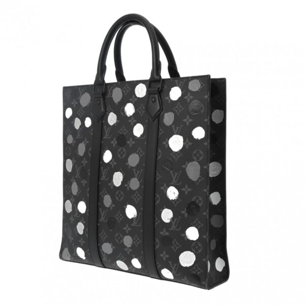 ik 00 0621610 3 Louis Vuitton LVYK Sac Plat Tote Bag Eclipse Painted Dot Black