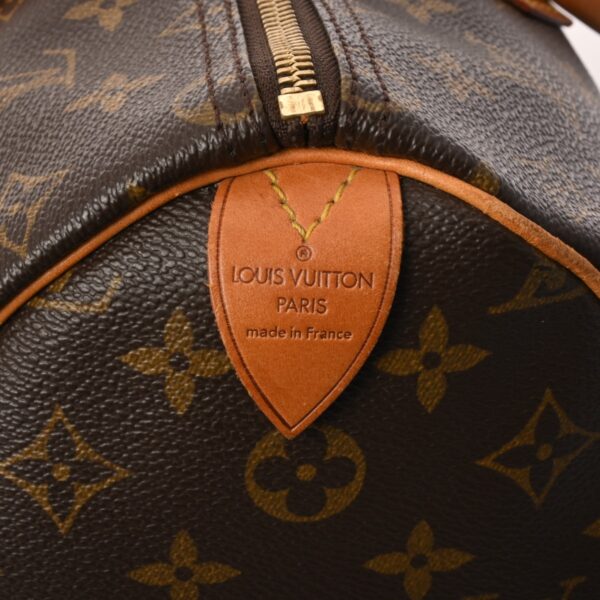 ik 00 0621614 15 Louis Vuitton Speedy 35 Handbag Monogram Canvas Brown