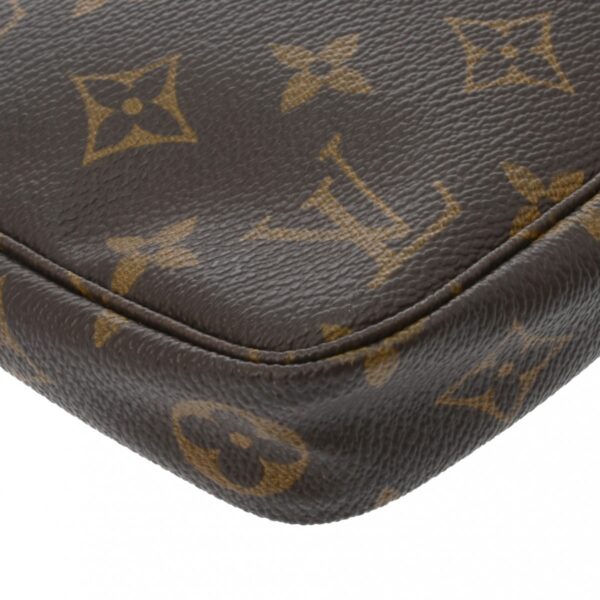 ik 00 0621616 10 Louis Vuitton Pochette Accessoire Pouch Monogram Canvas Brown