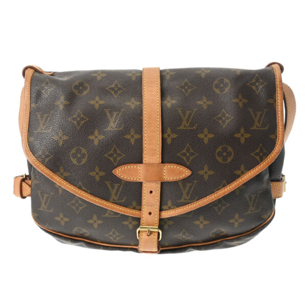 ik 00 0621636 2 Louis Vuitton Saumur 30 Shoulder Bag Monogram Canvas Brown